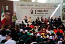 SEP e IMSS informan que en un año 9.1 millones de estudiantes han sido valorados en 75 mil primarias con Vive saludable, vive feliz