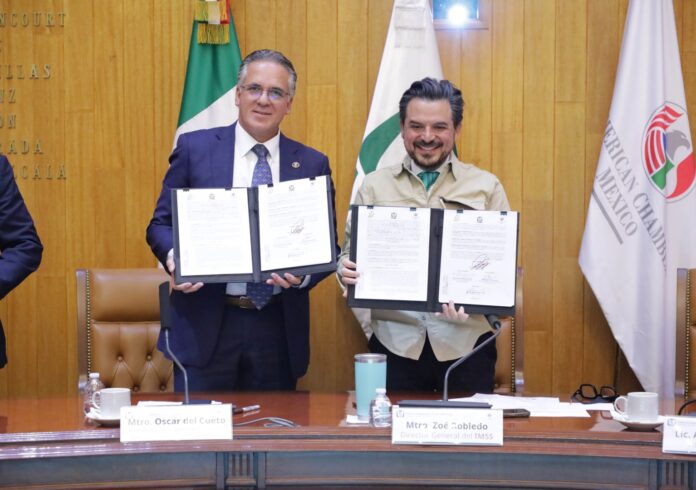 IMSS y la AmCham firmaron un convenio de colaboración público?privada