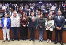 Protesta de Víctor Manuel Aguilar Pérez en el Senado como Representante Permanente de México ante la OMC.