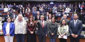 Protesta de Víctor Manuel Aguilar Pérez en el Senado como Representante Permanente de México ante la OMC.