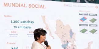 Gobierno federal impulsa construcción de más de 4 mil canchas rumbo al Mundial 2026