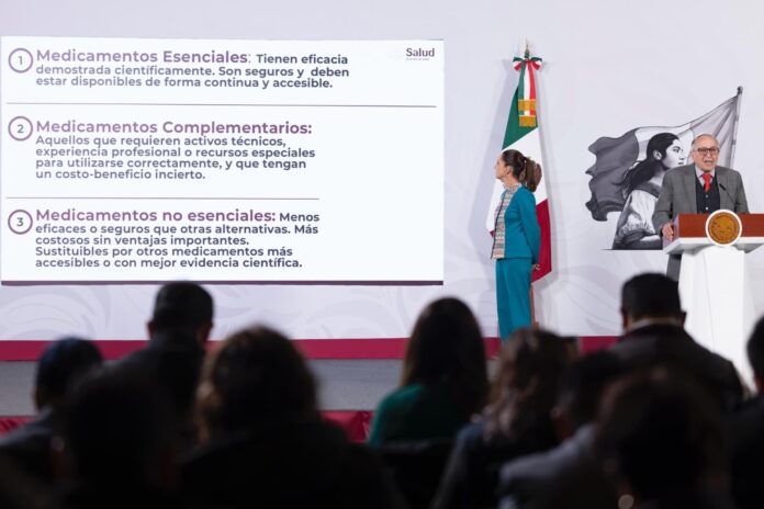 Gobierno reporta abasto de medicamentos superior a 97% y reestructura catálogo nacional