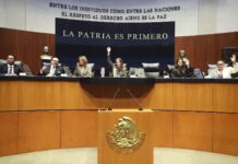 Sesión de la Cámara de Senadores