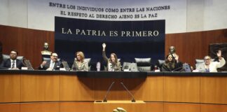 Sesión de la Cámara de Senadores