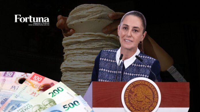 Luego de que el sector tortillero advirtiera sobre un incremento en el precio, la presidenta Claudia Sheinbaum rechazó que exista justificación para un alza y aseguró que los costos del maíz se encuentran en niveles históricamente bajos. Luego de que el sector tortillero advirtiera sobre un incremento en el precio, la presidenta Claudia Sheinbaum rechazó que exista justificación para un alza y aseguró que los costos del maíz se encuentran en niveles históricamente bajos.